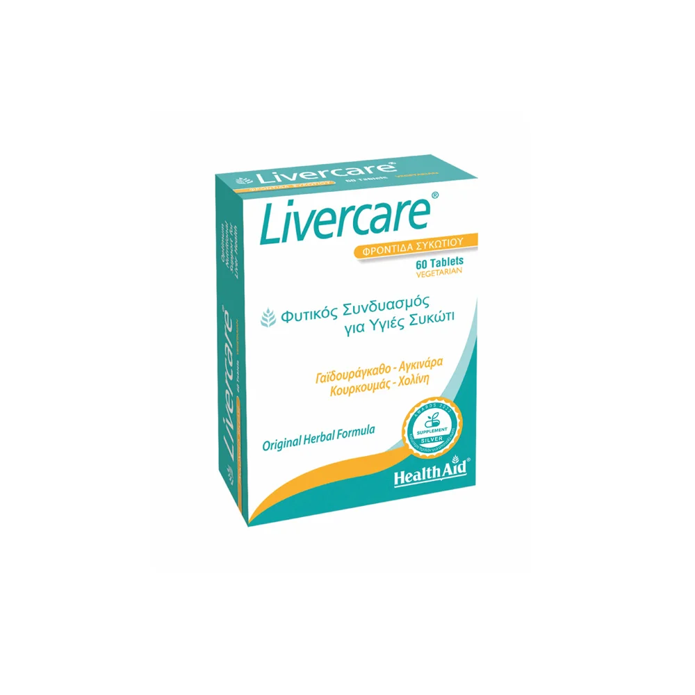 Health Aid Livercare Nutritional Supplement That Regenerates Cells & Keeps the Liver Healthy & Clean 60 Tablets