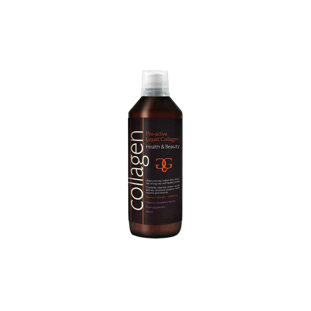 Collagen Pro-Active Liquid Collagen Drink With Strawberry Flavor 500ml & Gift 20% extra product