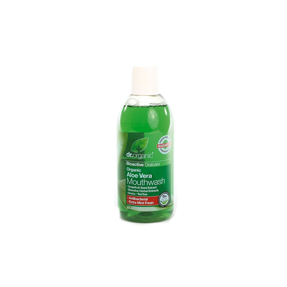 Dr.Organic Aloe Vera Mouthwash Mouthwash With Organic Aloe Vera 500ml
