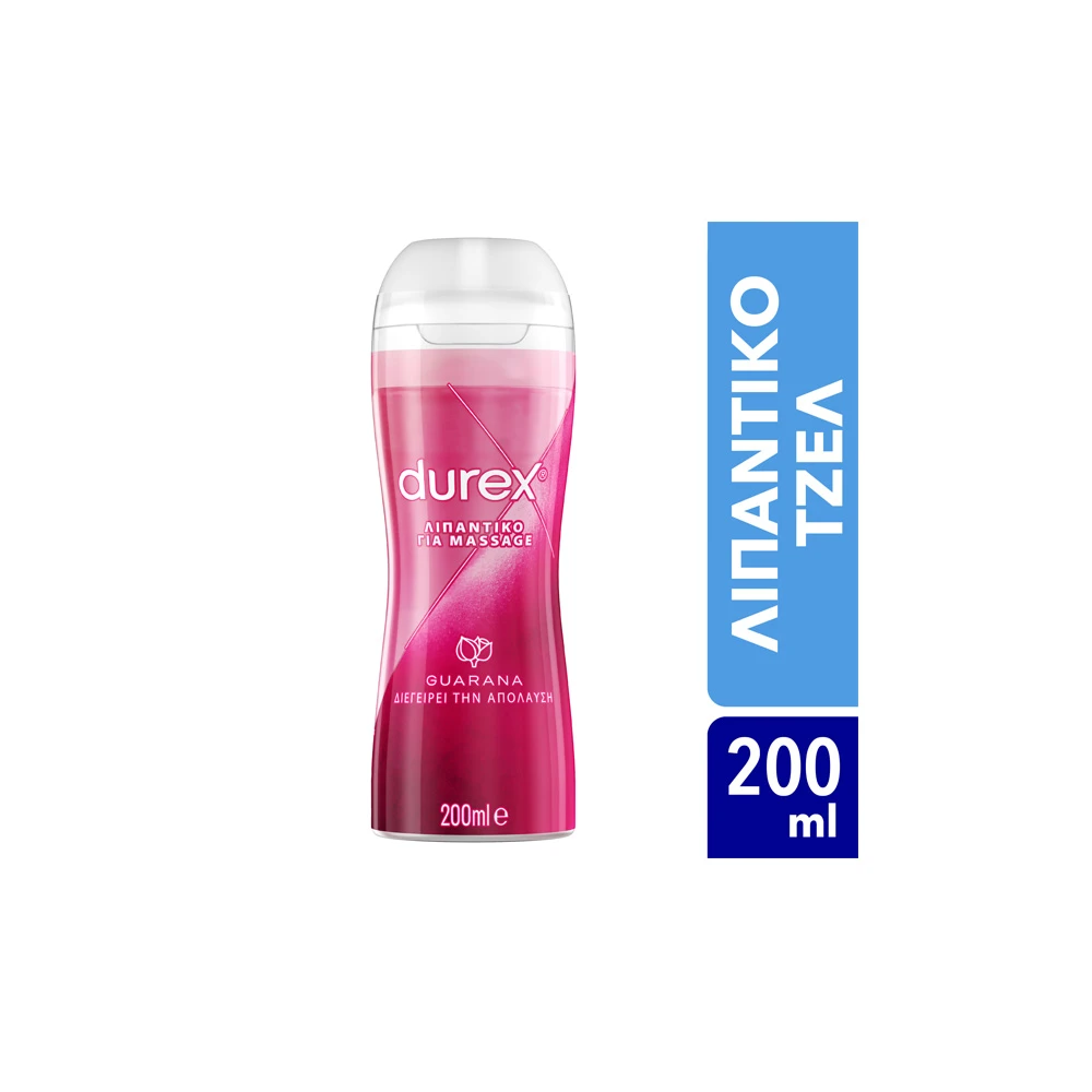 Durex Lube Stimulating Gel Play Massage 2 In 1 Guarana 200ml