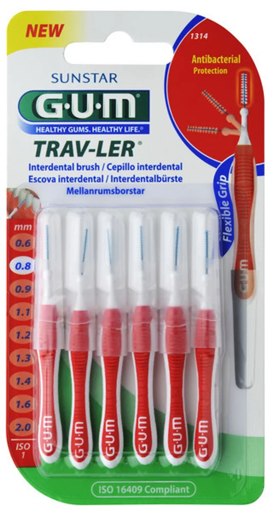 Gum Trav-Ler Micro Fine, Cylindrical 0,8mm (1314)