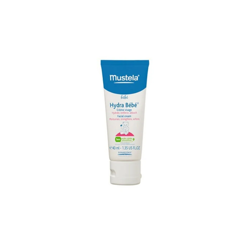 Mustela Hydra-Bebe Crème Visage Κρέμα Ενυδάτωσης Προσώπου Με Βιολογικό Αβοκάντο 40ml