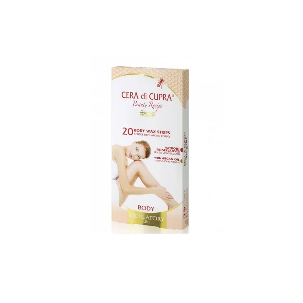 Cera Di Cupra Wax Body Strips Depilatory Body Strips 20 pieces