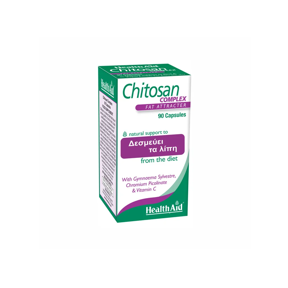 Health Aid Chitosan Natural Formula Dietary Supplement For Binding Fats 90 capsules
