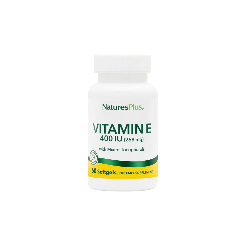 Natures Plus Vitamin E 400IU With Mixed Tocopherols 60 Softgels