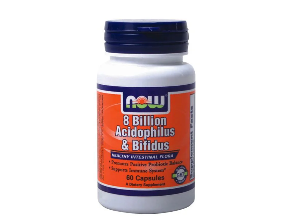 Now Acidophilus/Bifidus 8 Billion 60caps