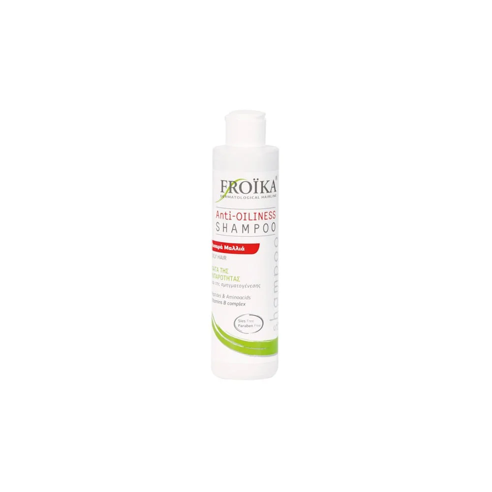 Froika Anti-Oiliness Shampoo Σαμπουάν Κατά Της Λιπαρότητας & Της Σμηγματογέννεσης 200ml