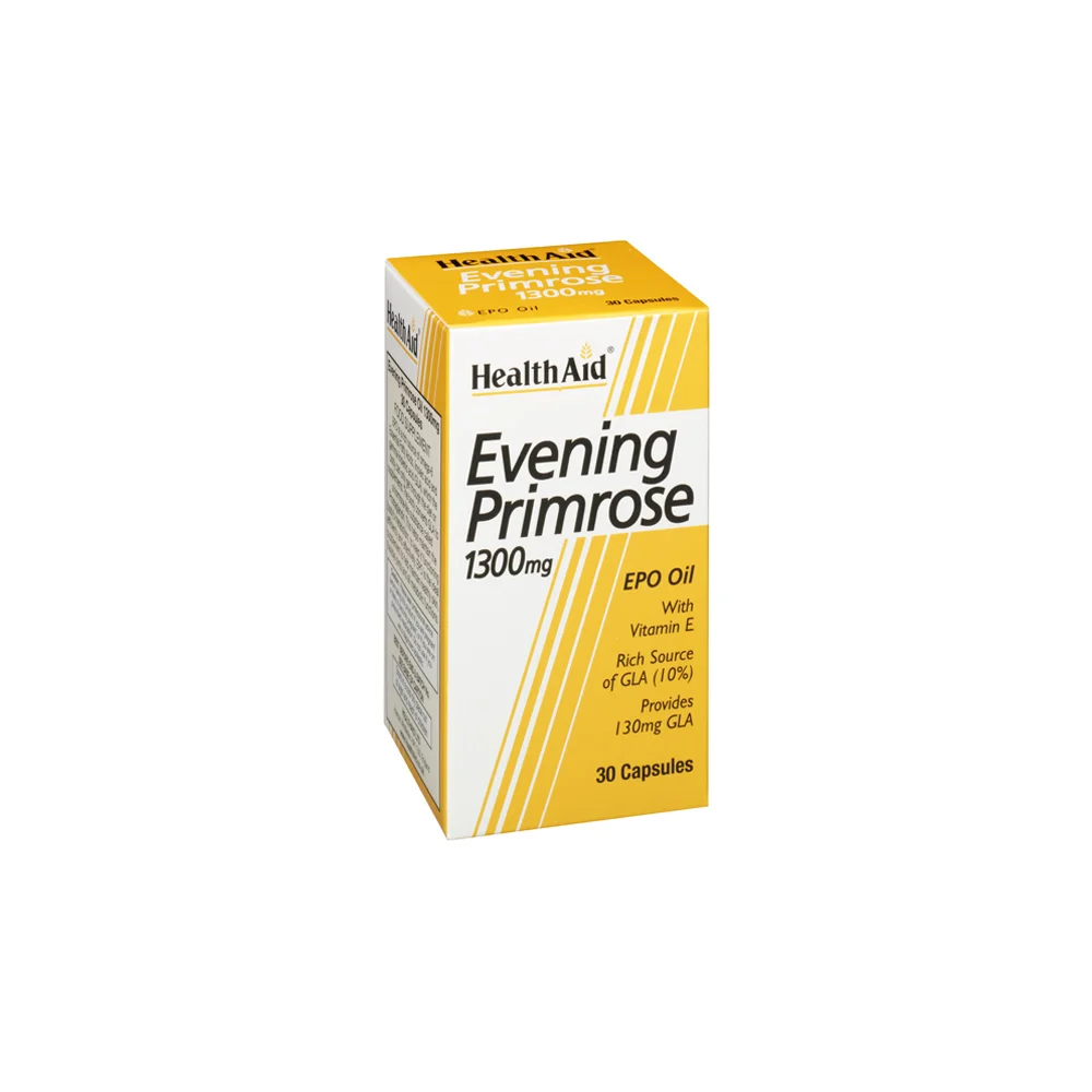 Health Aid Evening Primrose Oil 1300mg Nutritional Supplement Evening Primrose Oil For Balance & Beauty From Within 30 capsules