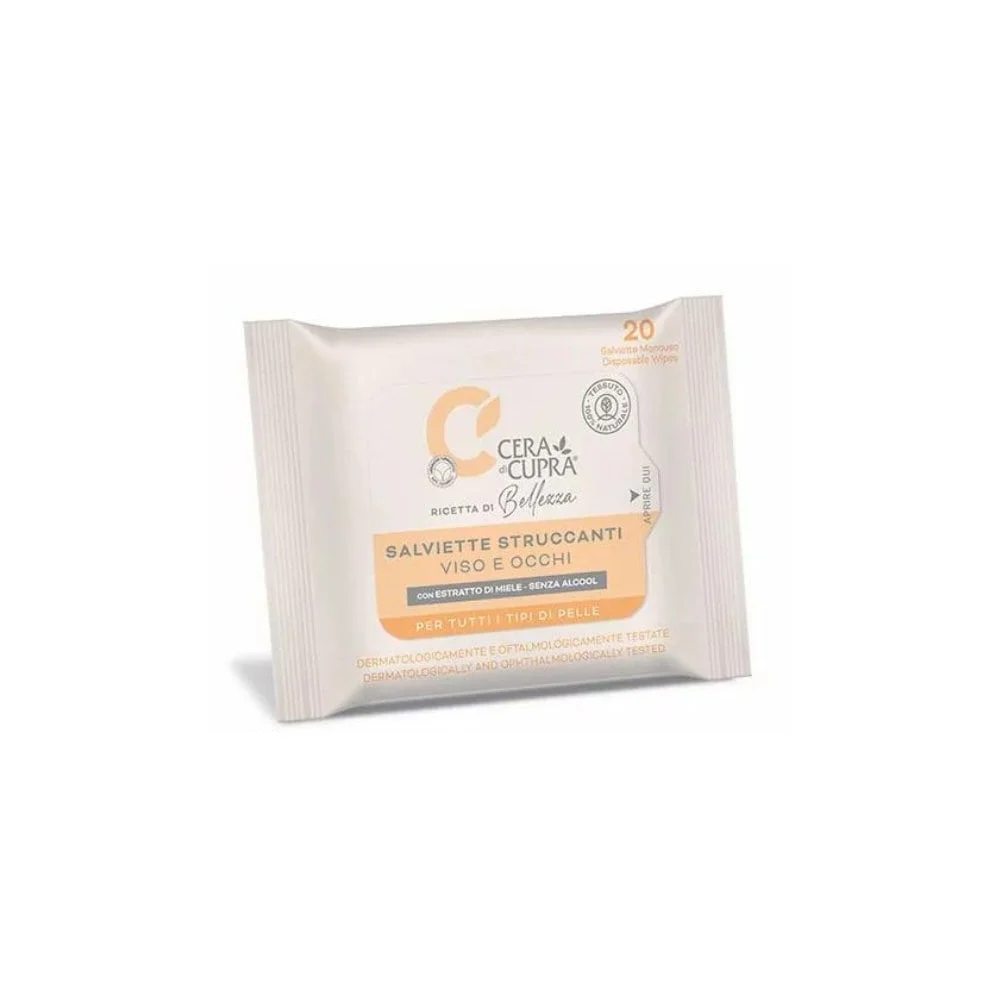 Cera Di Cupra Makeup Remover Wipes 20 pieces