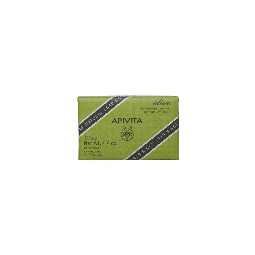 Apivita Natural Soap With Olive For Dry Skin 125gr