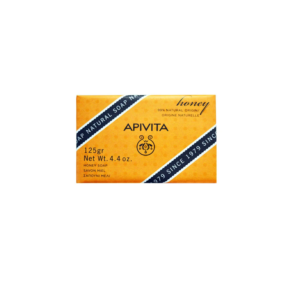 Apivita Natural Soap With Honey For Dry Skin 125gr