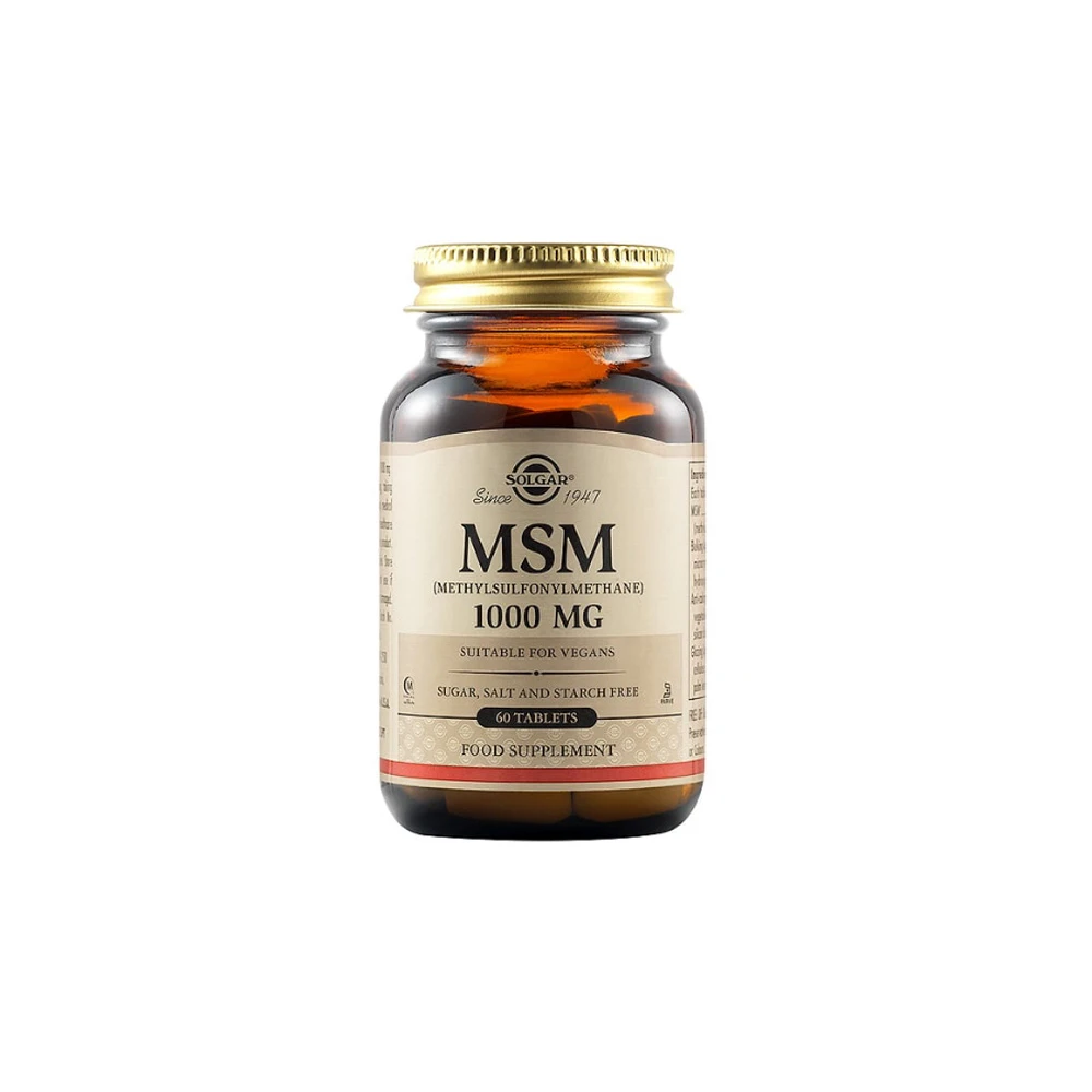 Solgar MSM 1000mg 60 Tablets