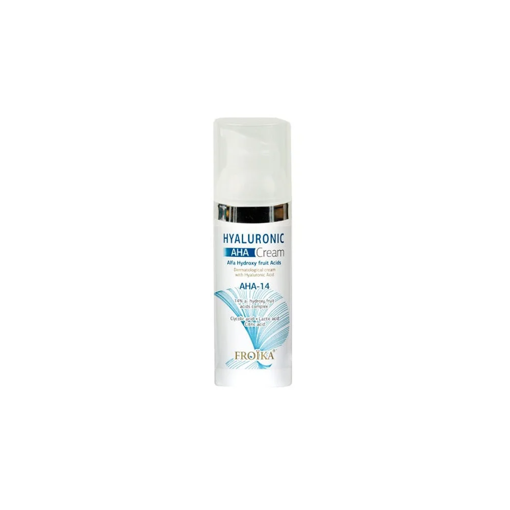 Froika Hyaluronic AHA-14 Cream Κρέμα Προσώπου Που Απομακρύνει Τα Νεκρά Κύτταρα Για Λάμψη & Υγιή Όψη 50ml