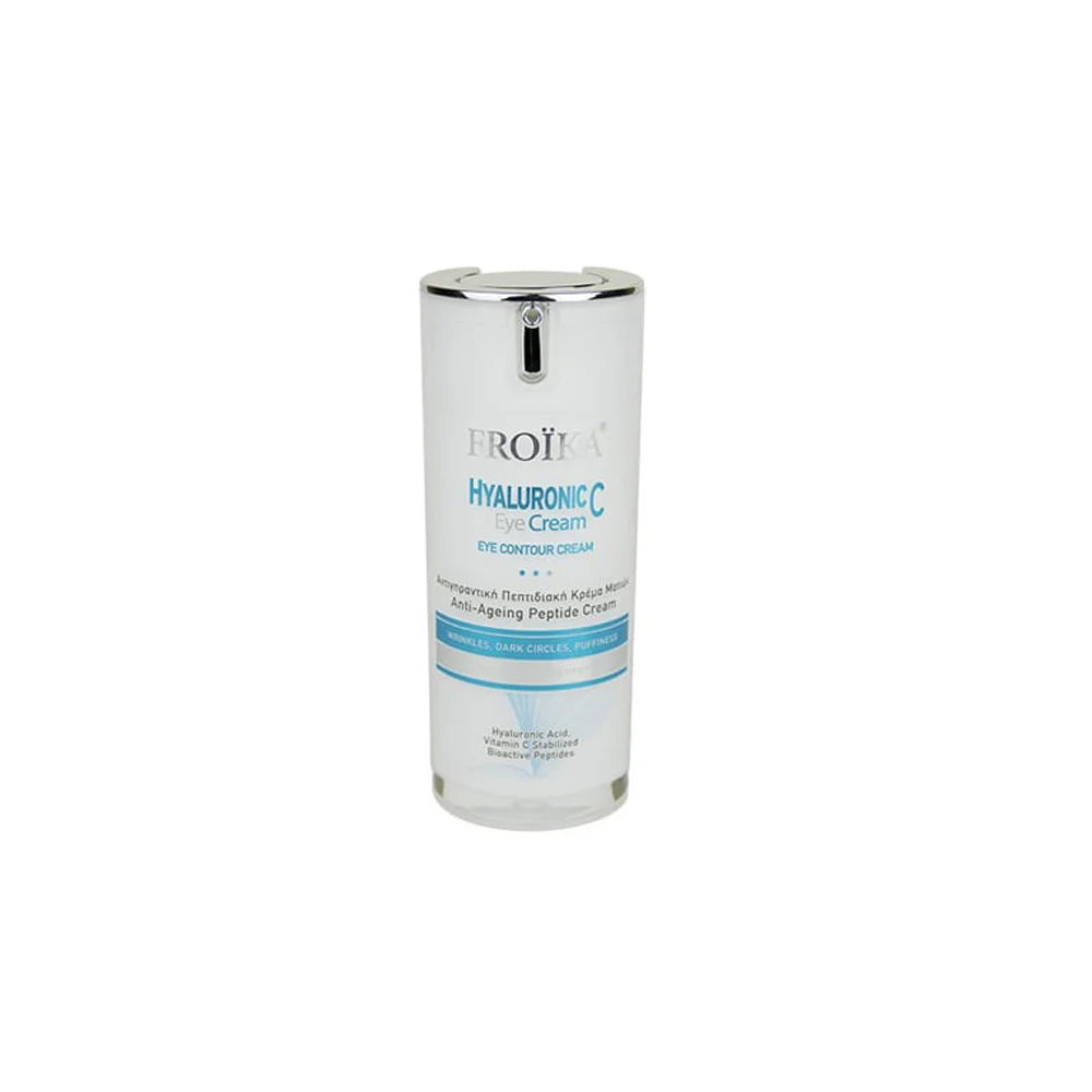Froika Hyaluronic C Eye Cream Αντιγηραντική Κρέμα Ματιών Mειώνει Τις Ρυτίδες & Τις Γραμμές Έκφρασης 15ml