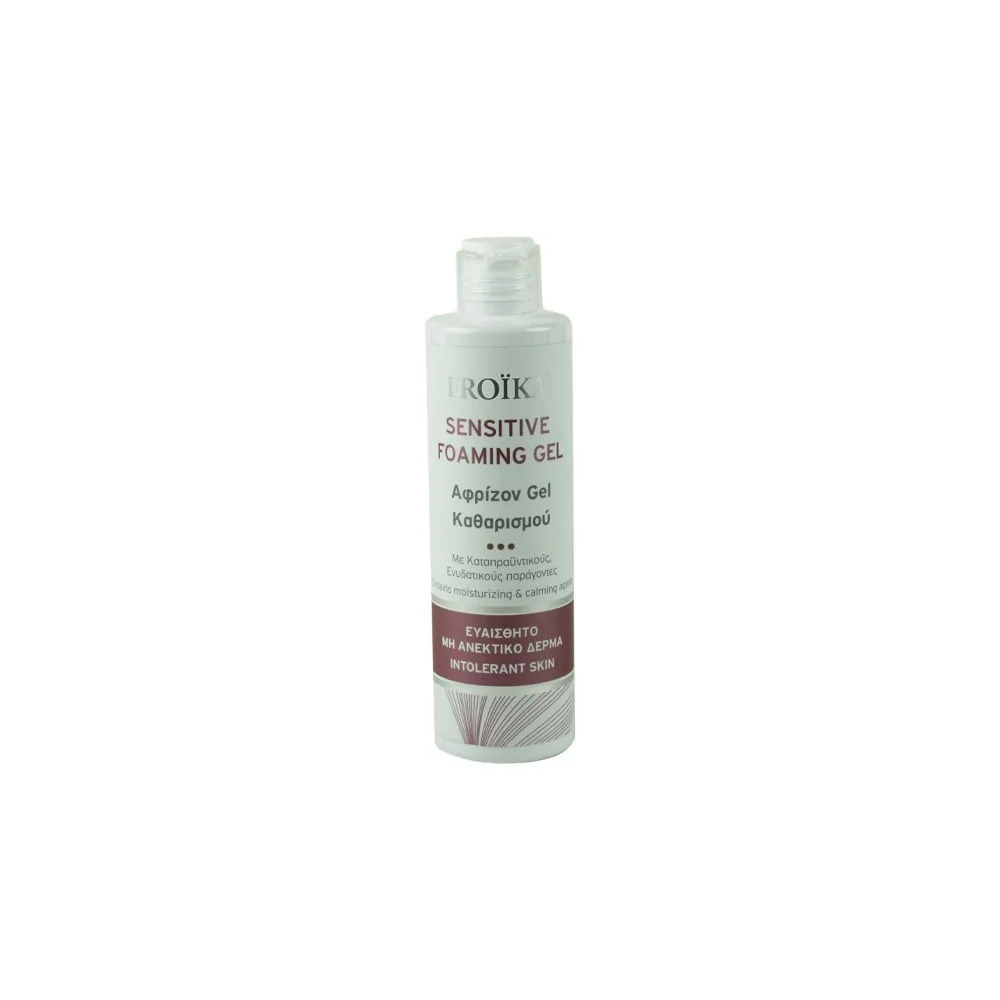 Froika Sensitive Foaming Gel Ήπιο Αφρίζον Τζελ Καθαρισμού Για Την Καθημερινή Υγιεινή Προσώπου & Σώματος 200ml