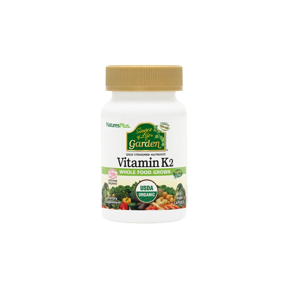 Natures Plus Garden Organin Vitamin K2 120mcg 60 caps