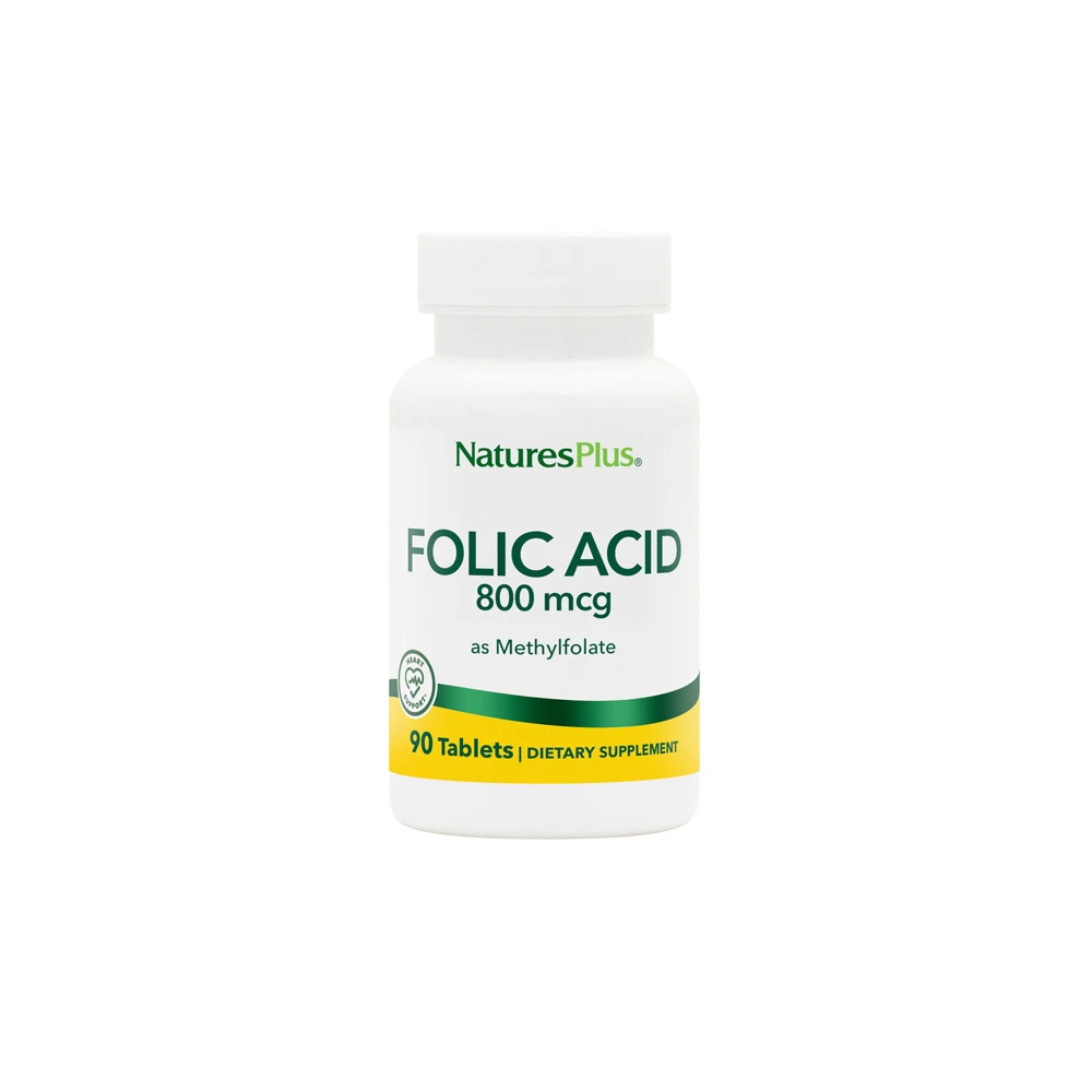 Natures Plus Folic Acid 800mcg 90 tablets