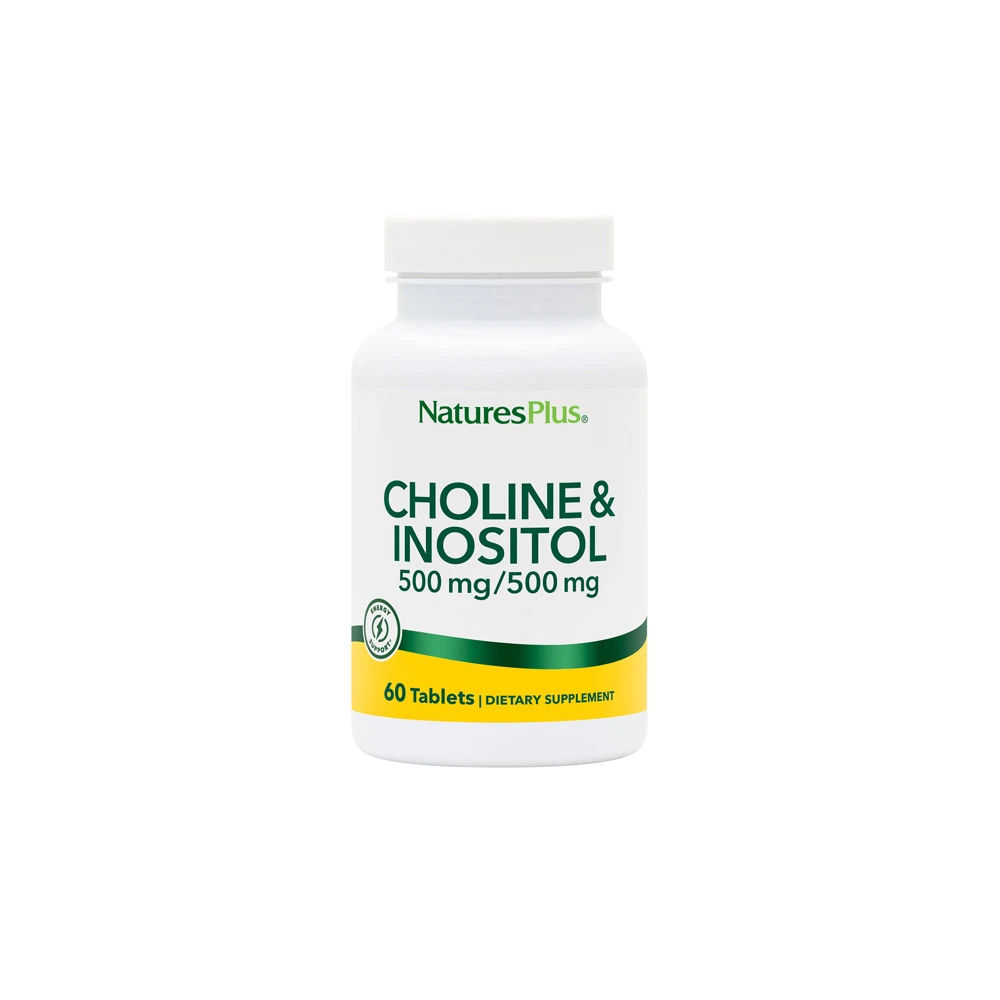 Natures Plus Choline & Inositol 500/500mg 60 tablets