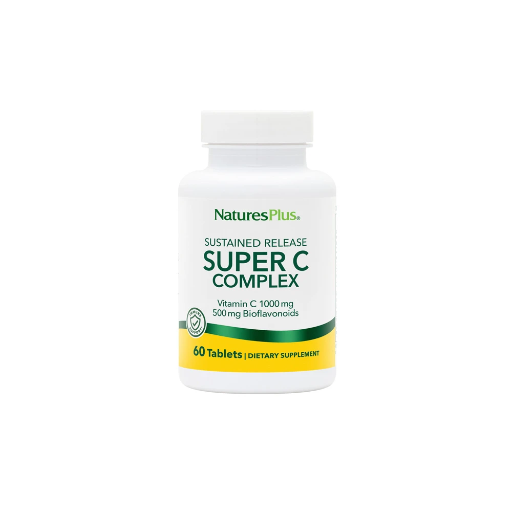 Natures Plus Super C Complex 1000mg Βιταμίνη C 60 ταμπλέτες