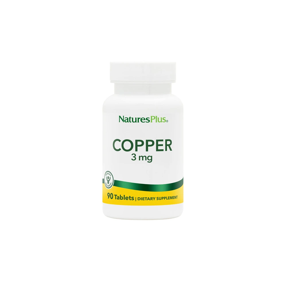 Natures Plus Copper 3mg 90 tablets
