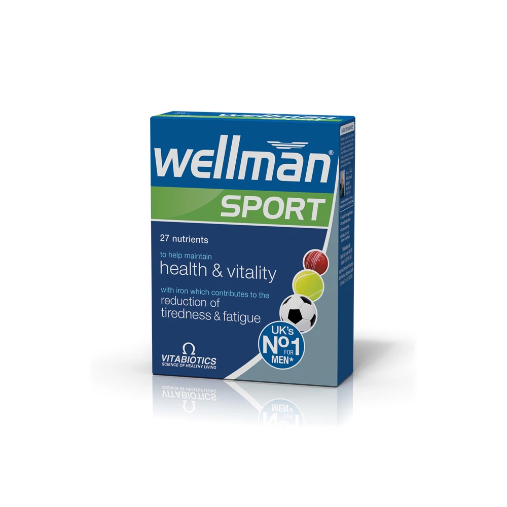 Vitabiotics Wellman Sport Formula Specially Designed For Men Who Exercise 30 Tabls