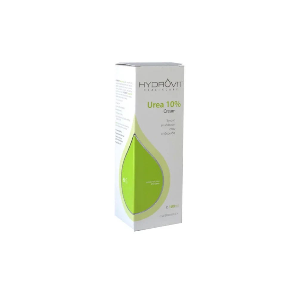 Hydrovit Urea 10% Cream Κρέμα Εξελιγμένης Σύνθεσης Mε Ενυδατική Κερατολυτική Αντικνησμική & Καταπραϋντική Δράση 100ml