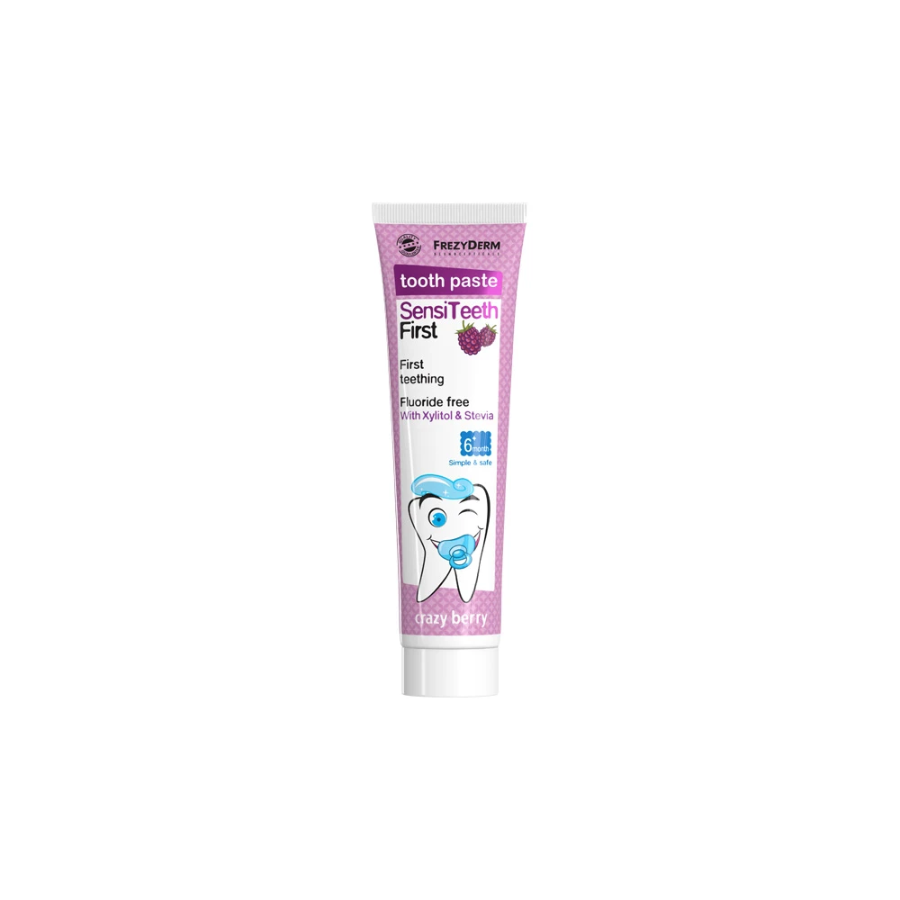 Frezyderm SensiTeeth First ToothPaste Βρεφική Οδοντόκρεμα Για Παιδιά Από 6 Μηνών Έως 3 Ετών 40ml