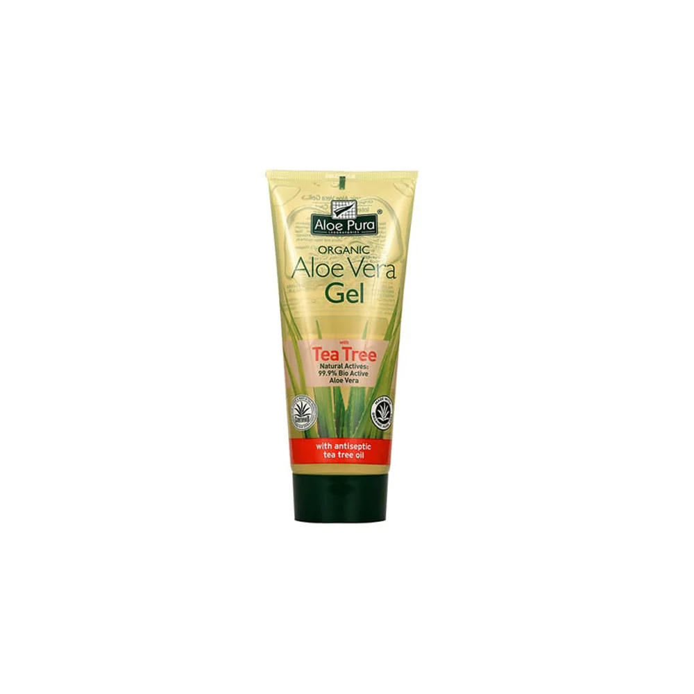 Optima Naturals Aloe Vera Gel With Tea Tree Αντιβακτηριακό Τζελ Αλόης Με Έλαιο Τεϊόδεντρου 200ml