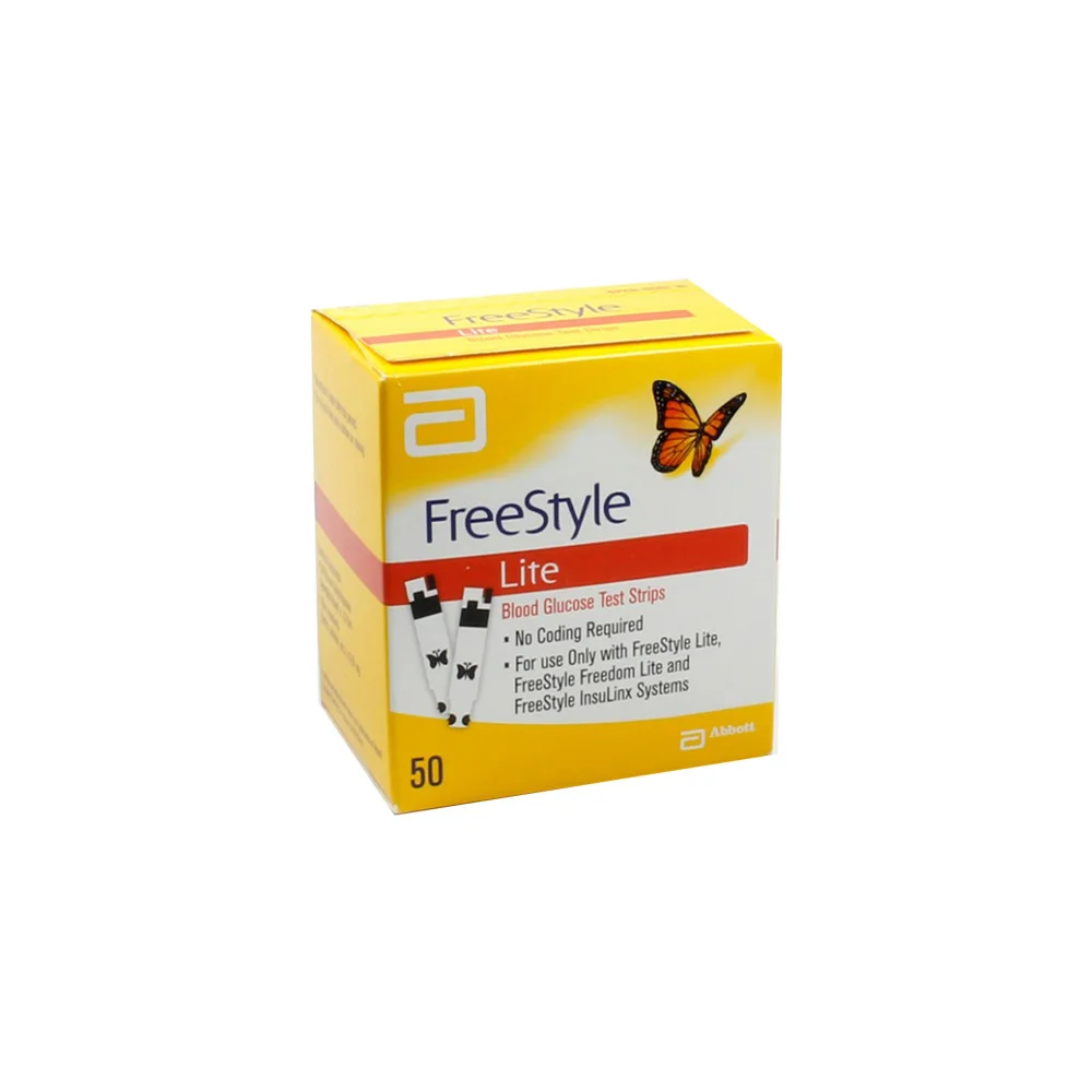 Abbott FreeStyle Lite Ταινίες Μέτρησης Γλυκόζης Αίματος 50 ταινίες