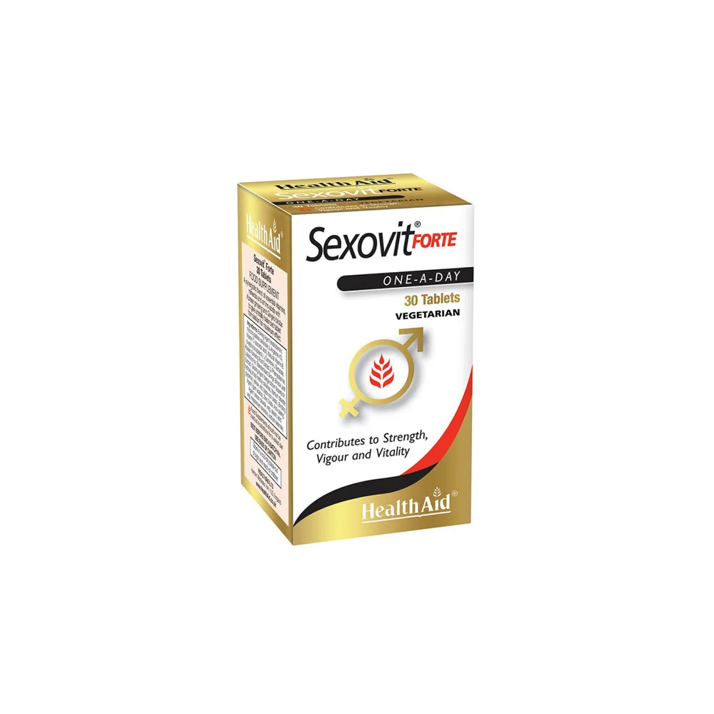 Health Aid Sexovit Forte Συμπλήρωμα Διατροφής Για Αύξηση Της Libido Για Γυναίκες & Άνδρες 30 ταμπλέτες