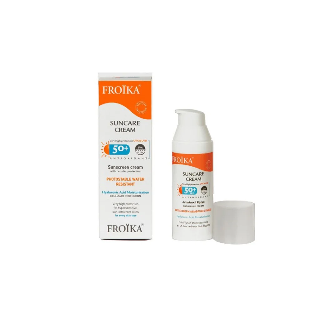 Froika Suncare Αντηλιακή Κρέμα SPF50+ Αντηλιακή Κρέμα Πολύ Υψηλής Προστασίας 50ml