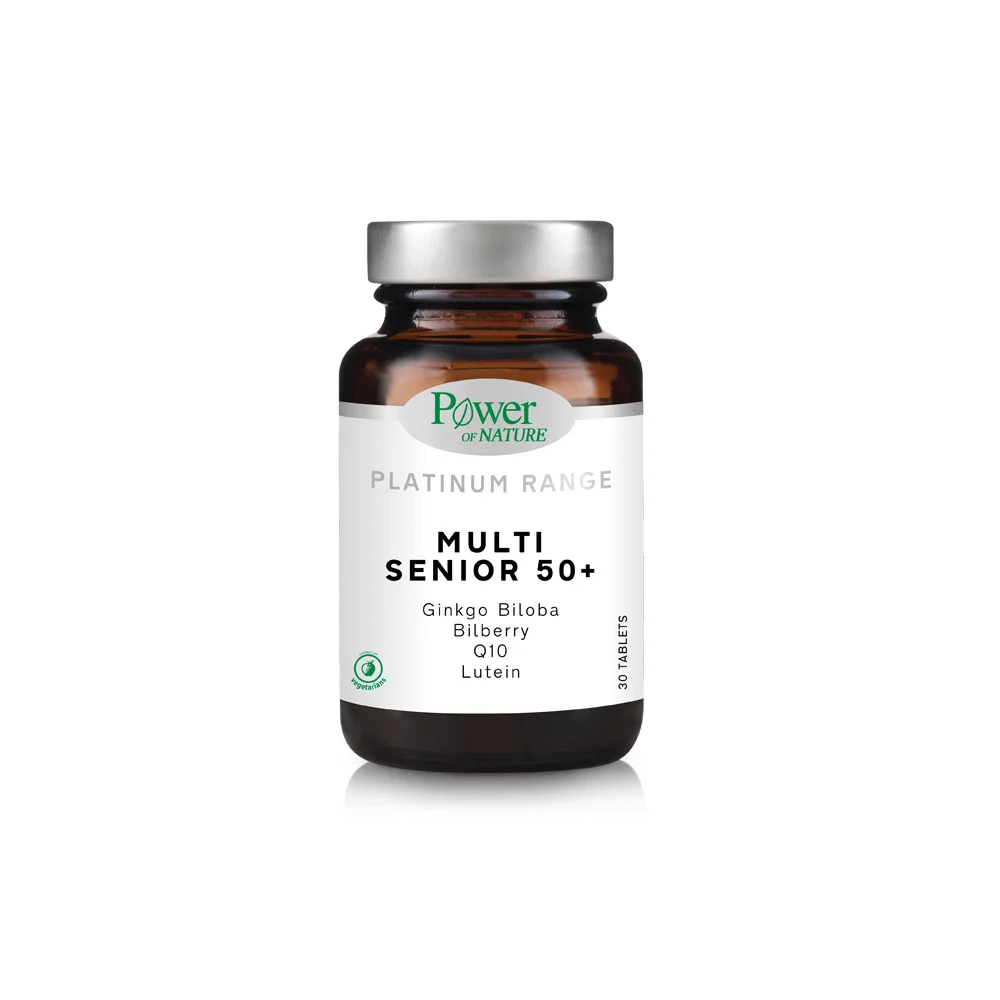 Power Health Classics Platinum Range Multi Senior 50+ Πολυβιταμινούχα Φόρμουλα Για Ενίσχυση Του Οργανισμού Για Ηλικίες Άνω Των 50 Ετών 30 δισκία