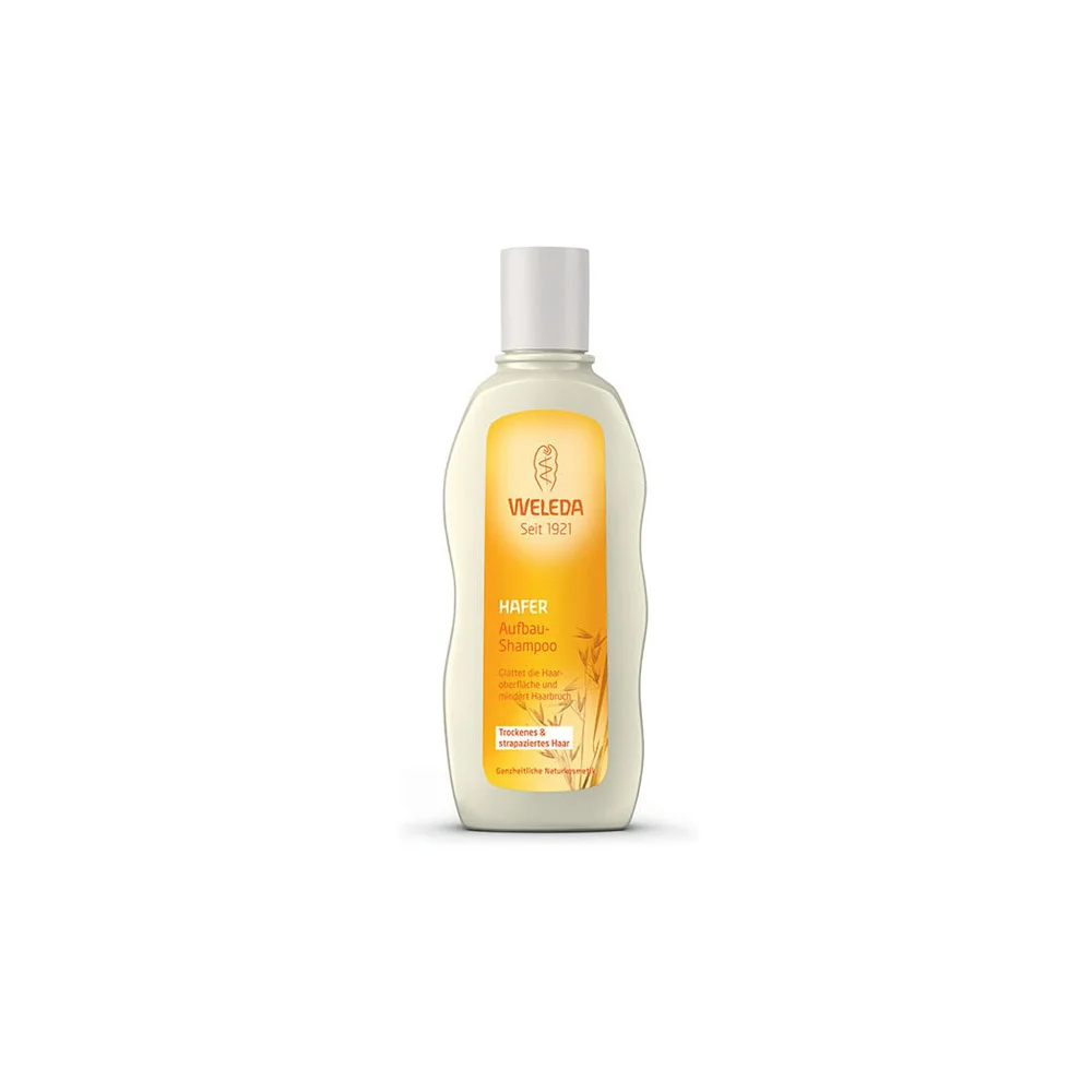 Weleda Oat Replenishing Shampoo Rebuilding Shampoo With Oats For Dry & Damaged Hair 190ml