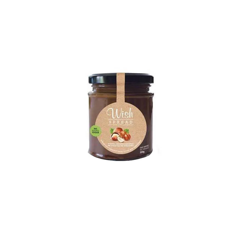 Wish Spread Πραλίνα Φουντουκιού 220gr
