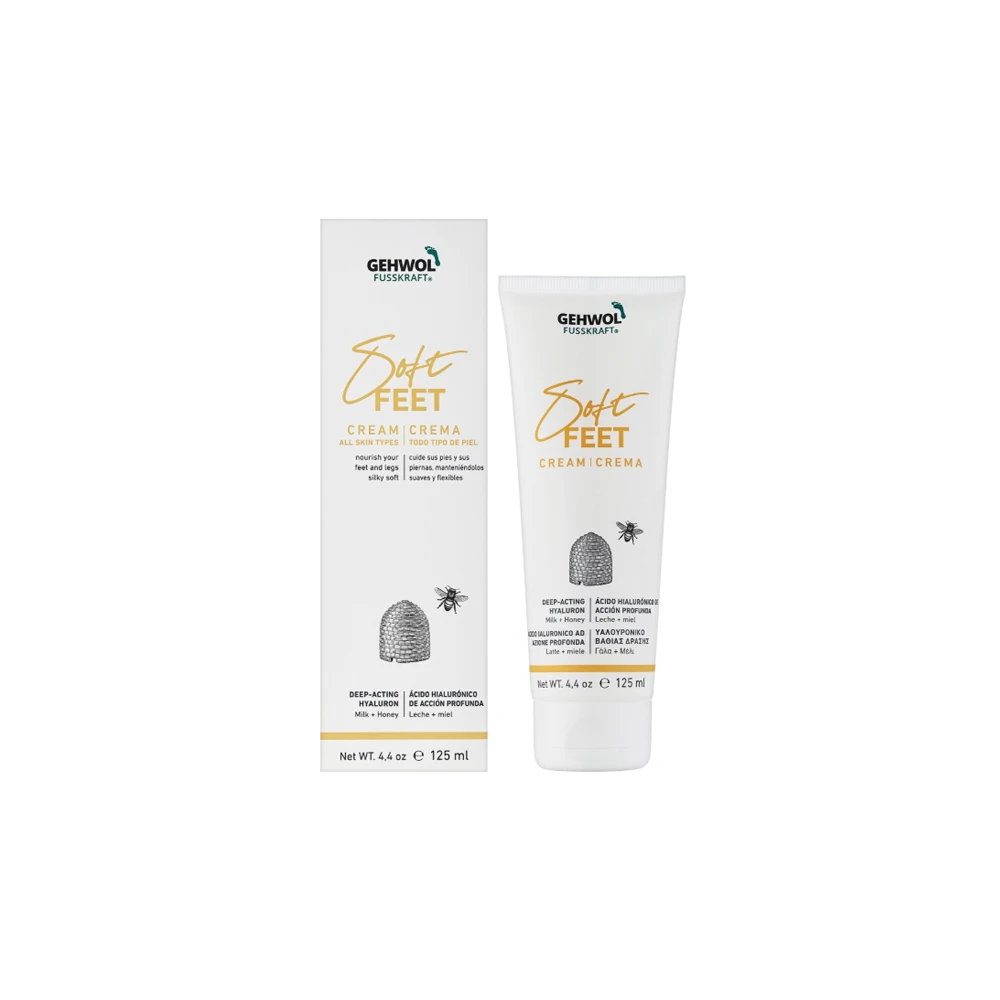 Gehwol Fusskraft Soft Feet Cream Foot Care Cream With Honey & Milk 125ml