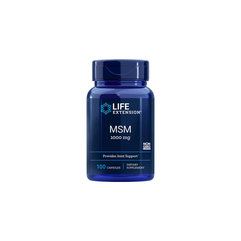 Life Extension Msm 1000mg Συμπλήρωμα Διατροφής Για Τις Αρθρώσεις 100 κάψουλες
