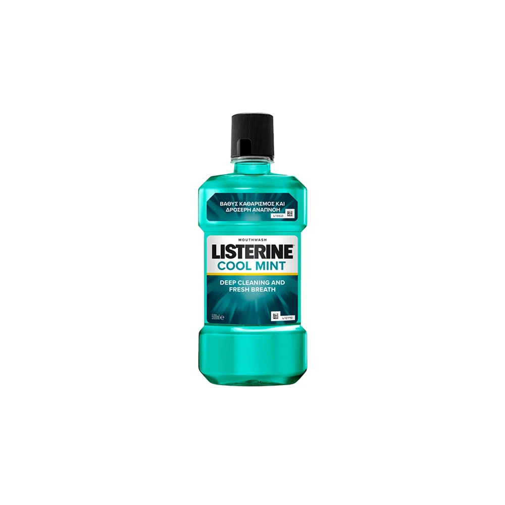 Listerine Cool Mint Στοματικό Διάλυμα Για Βαθύ Καθαρισμό & Δροσερή Αναπνοή 500ml
