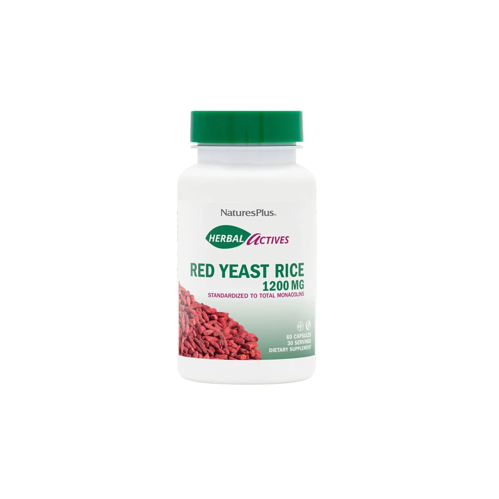 Natures Plus Red Yeast Rice 1200mg 60 caps