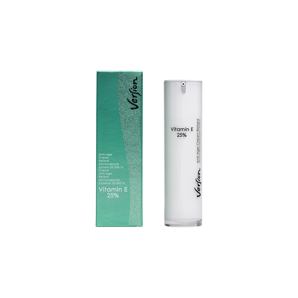 Version Vitamin E 25% Anti-Age Cream Retard Αντιγηραντική Κρέμα Με Υψηλή Περιεκτικότητα Σε Βιταμίνη Ε 50ml