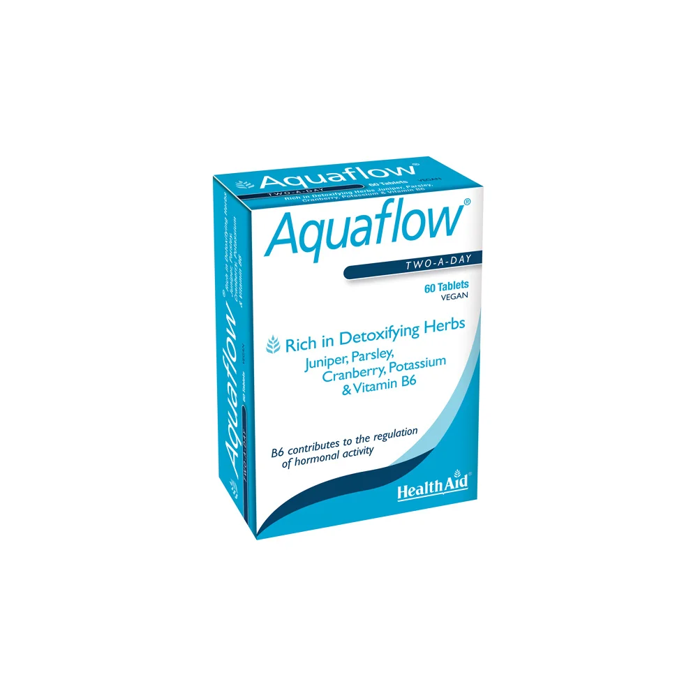 Health Aid Aquaflow Nutritional Supplement For The Good Functioning Of The Urinary System 60 tablets