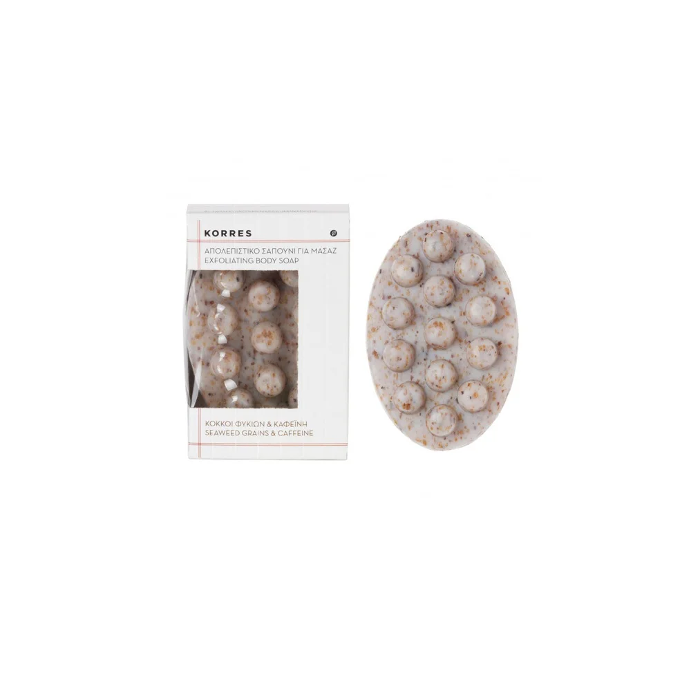 Korres Exfoliating Body Soap Seaweed Grains & Caffeine 125gr