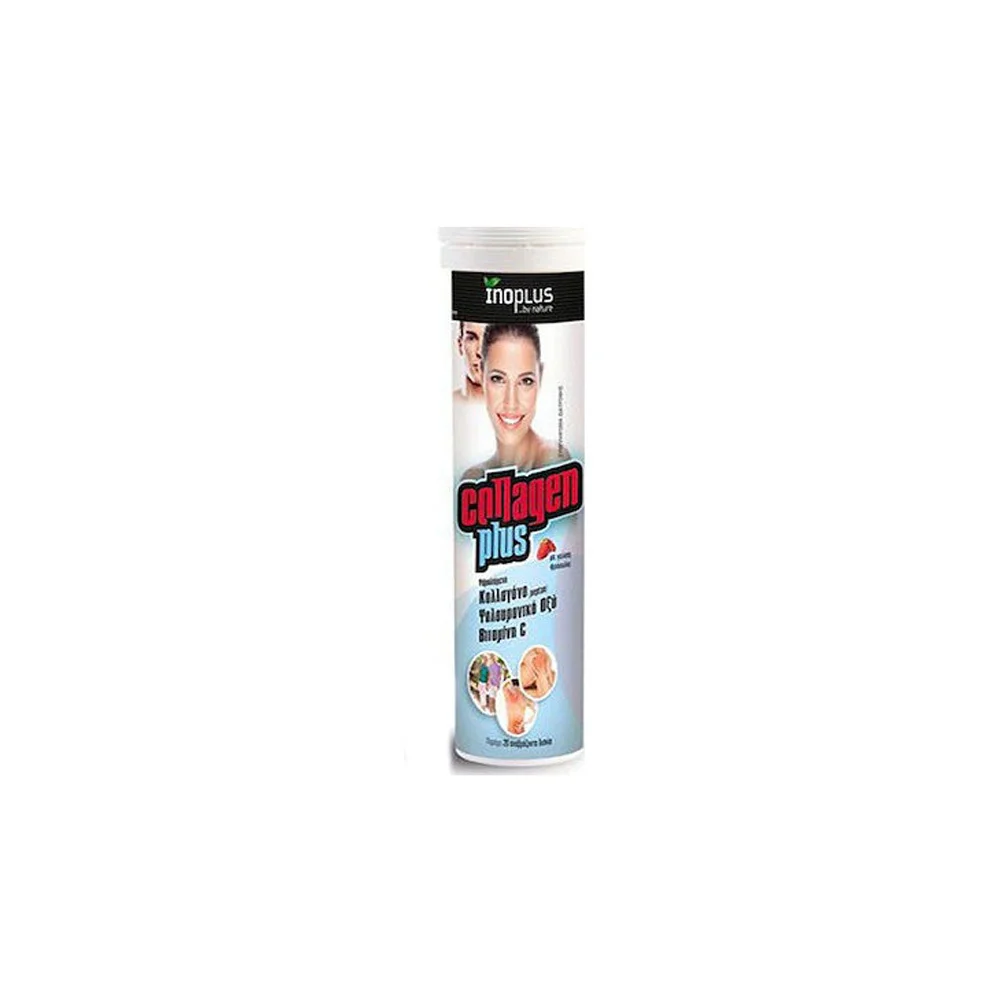 InoPlus Collagen Plus Dietary Supplement With Collagen Hyaluronic Acid & Vitamin C 20 effervescent tablets