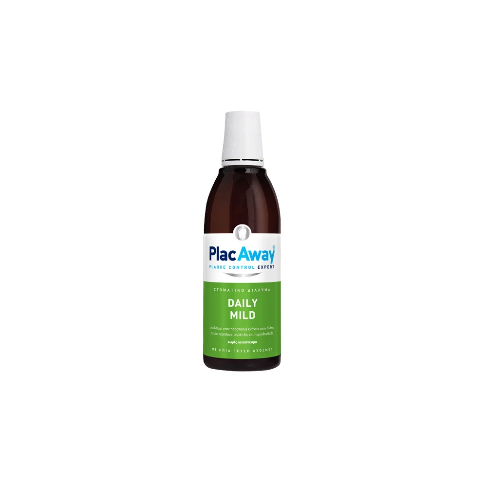 Plac Away Στοματικό Διάλυμα Με Ήπια Γεύση Daily Mild 500ml