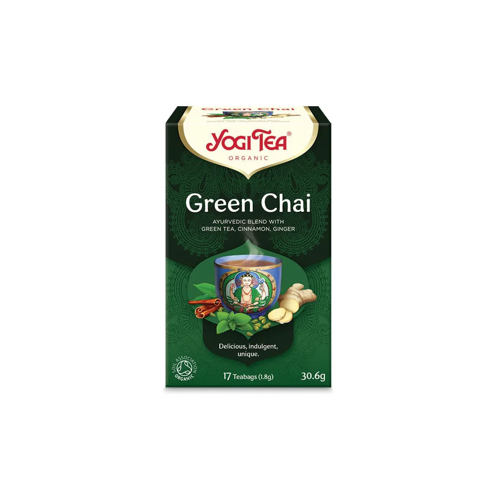 YogiTea Green Chai Decoction With Green Tea & Spices 17x1.8gr