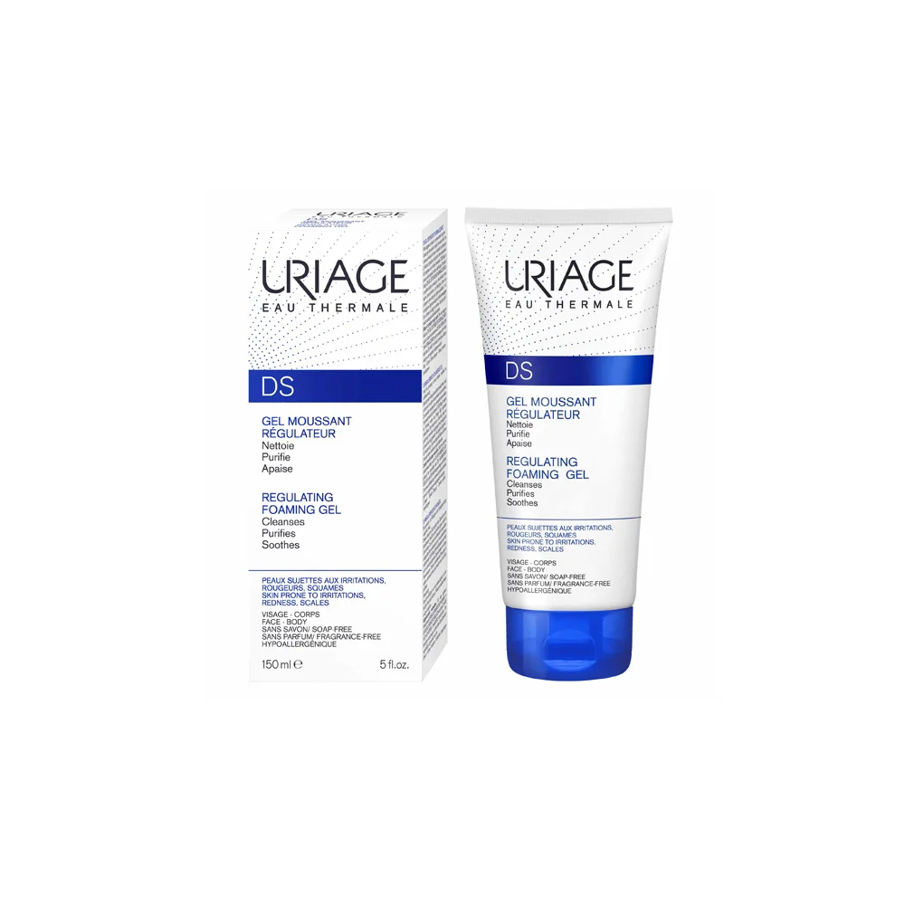 Uriage DS Regulating Foaming Gel Αφρώδες Ρυθμιστικό Τζελ Καθαρισμού 150ml