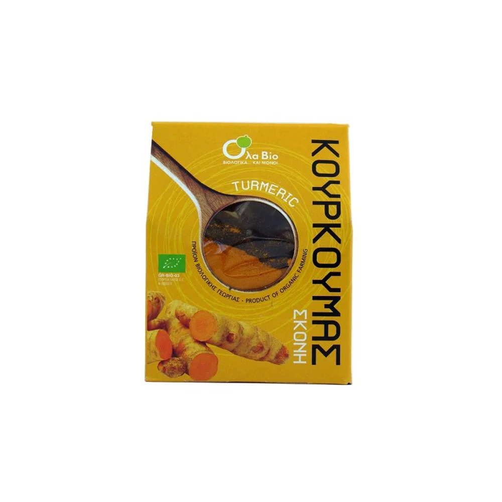 Όλα Bio Turmeric Powder In Α Bag 100gr