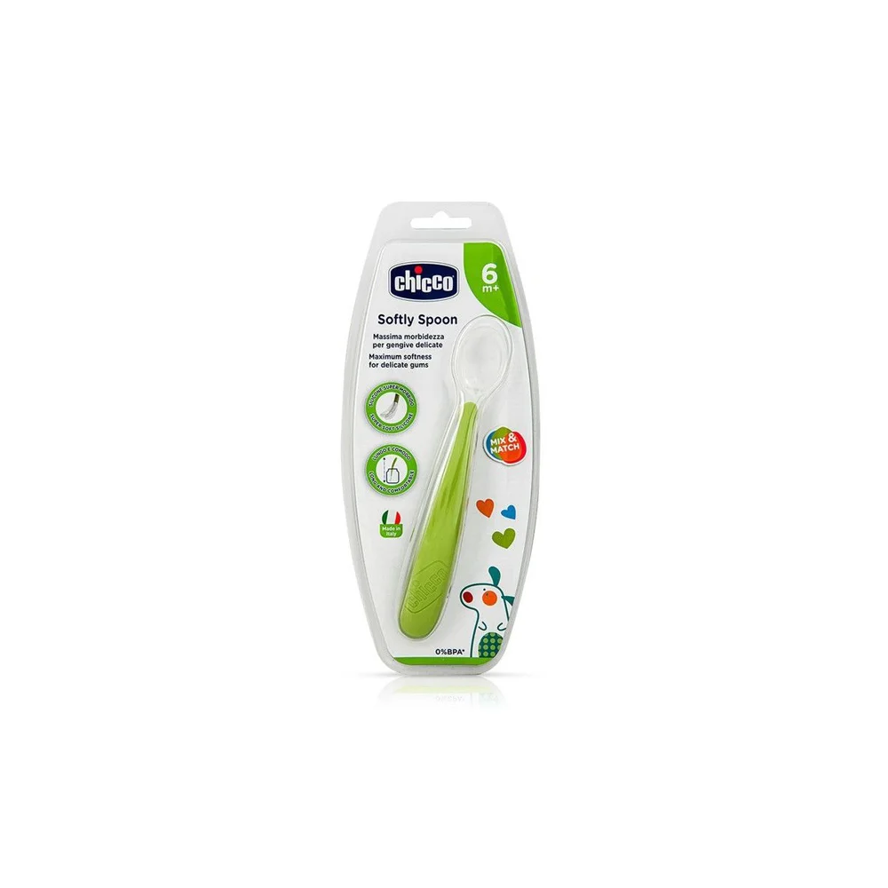 Chicco Soft Silicone Spoon 6+ Months 1 piece