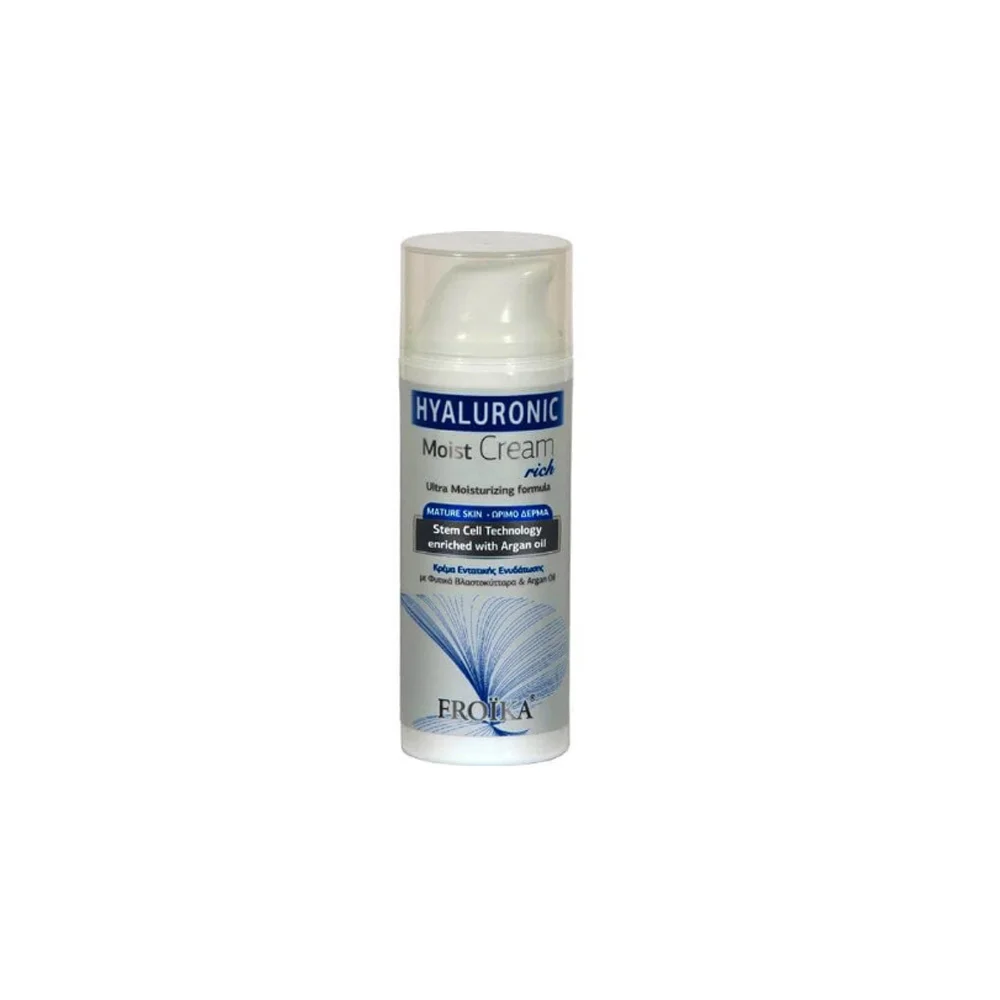 Froika Hyaluronic Moist Cream Rich Κρέμα Πλούσιας Υφής Για την Ενυδάτωση Tης Ώριμης & Ξηρής Επιδερμίδας Mε Υαλουρονικό Οξύ 50ml