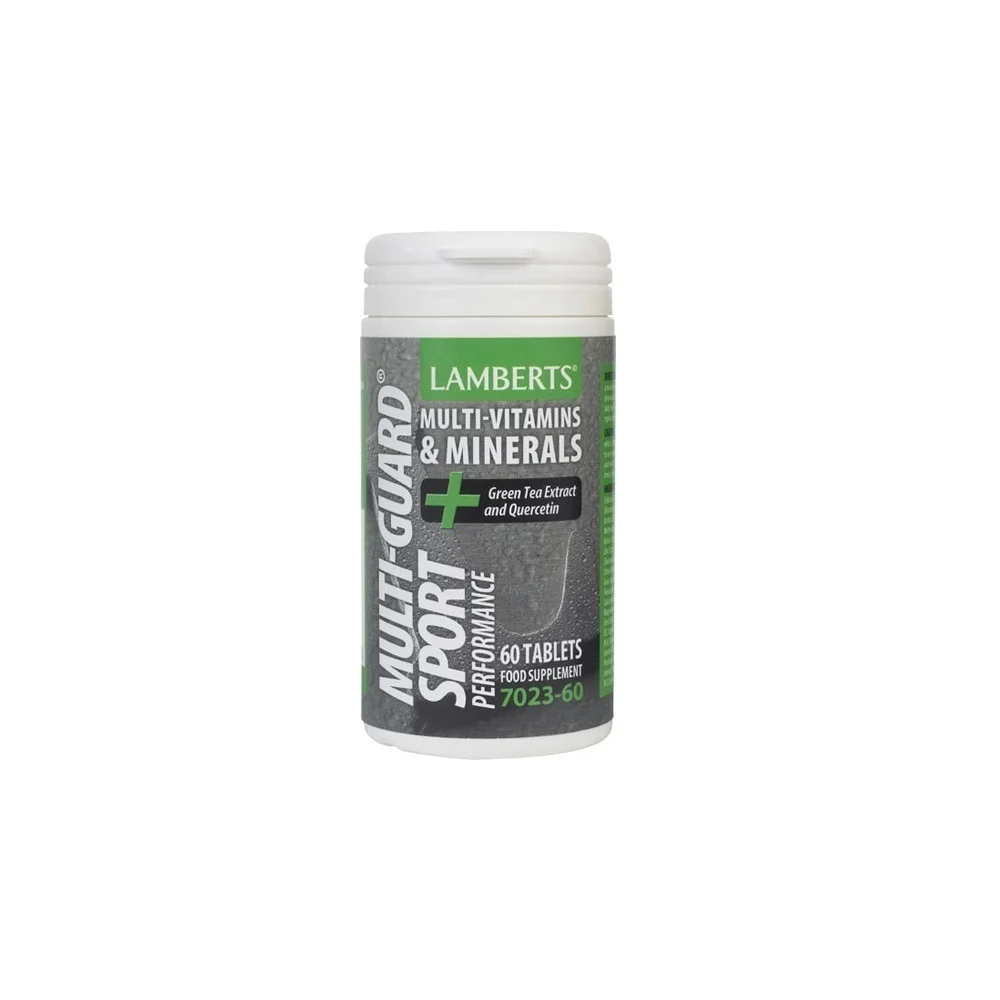 Lamberts Multi Guard Sport Nutritional Supplement For People Following A Demanding Training Program 60 tablets