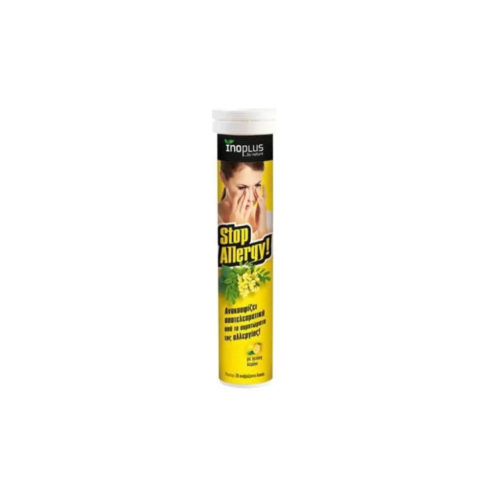 InoPlus Stop Allergy Relief From Allergy Symptoms 20 effervescent tablets